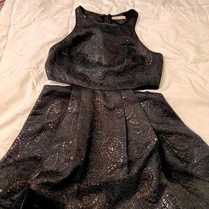 BCBGeneration black cut out cocktail dress